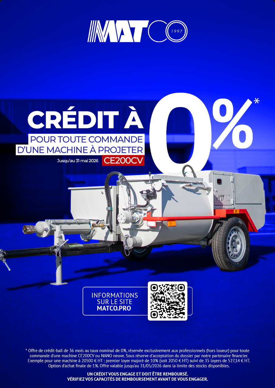 Crédit à 0% - Machine à projeter CE200CV - Jusqu'au 31 mai 2026